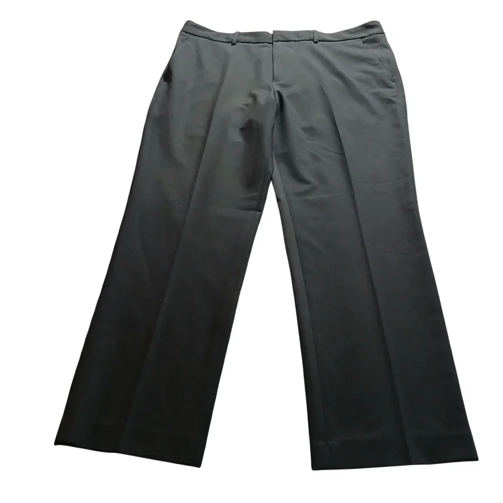 Perry Ellis Portfolio ResolutionModern Fit Black DressPantsMens36x29 4WayStretch